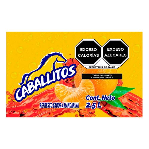 Refresco Caballitos Mandarina de 2.5L
