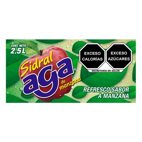Refresco Sidral Aga Manzana 2.5L