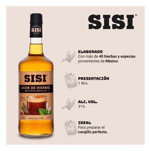 Licor de Hierbas Sisi 1L
