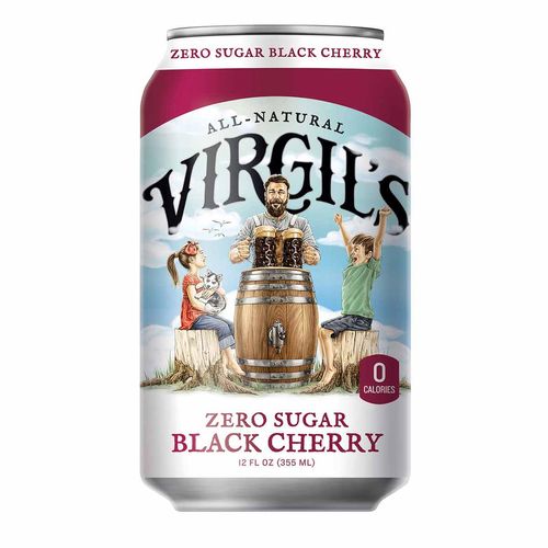 Bebida Virgils Zero Azucar Black Cherry 355ml