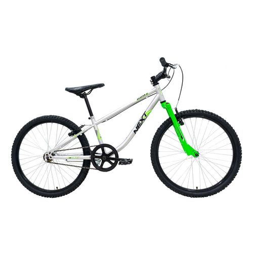 Bicicleta Infantil Veloci Unisex 24R 1V Freno V-Brake Plata Next Reaver
