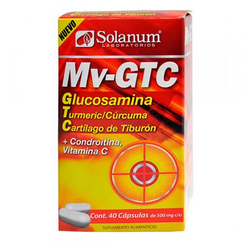 Cápsulas Solanum Mv-GTC Caja con 40 Cápsulas