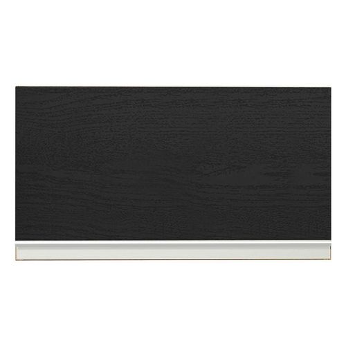 Armario Aéreo Madesa Glamy 60 cm 1 Porta Basculante Rustic Preto