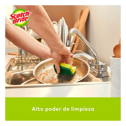 Fibra Esponja 3M Scotch Brite Chica Aroma Limón