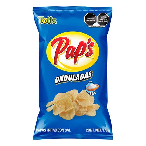 Papas Totis Pap´s Onduladas Sal 170g