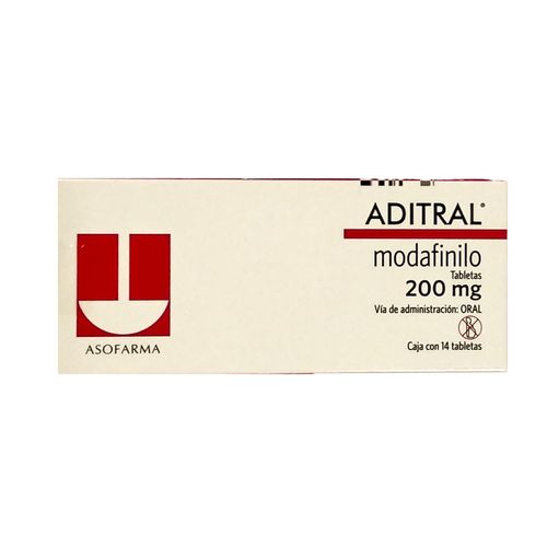 Tabletas Aditral 200mg Caja con 14 Tabletas