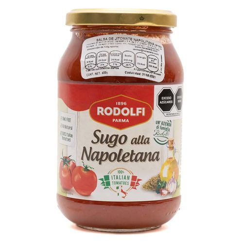 Salsa Rodolfi de Tomate Napolitana 400g