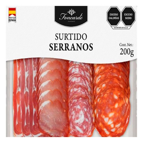 Surtido de Cárnicos Foncardé Serranos 200g