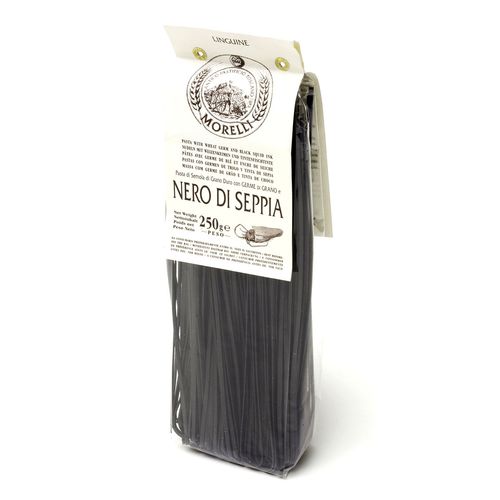 Linguine Morelli Tinta de Calamar de 250g