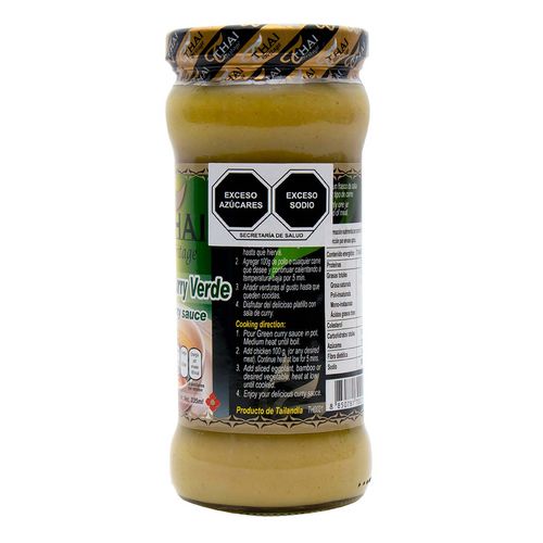 Salsa de Curry Verde Botella de VidrioThai HeritageTailandia de 335ml