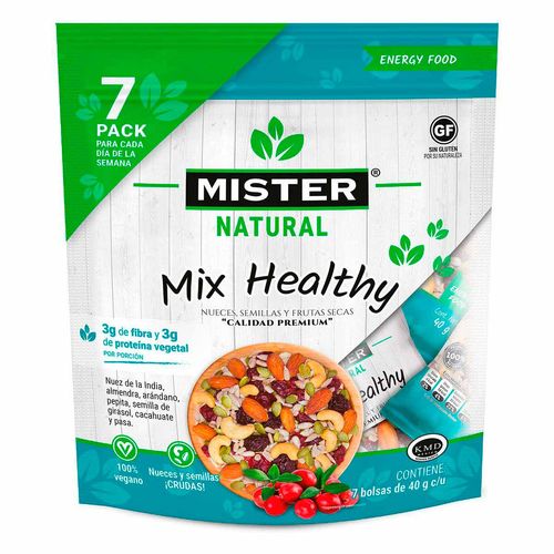 Mix Healthy Mister Natural 7 Bolsas 40g c/u
