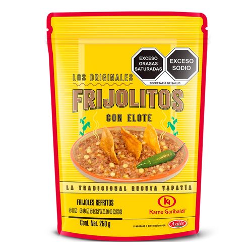 Frijol Karne Garibaldi con Elote 250g
