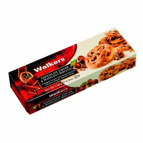 Galletas Walkers Chocolate Hazelnut 150g