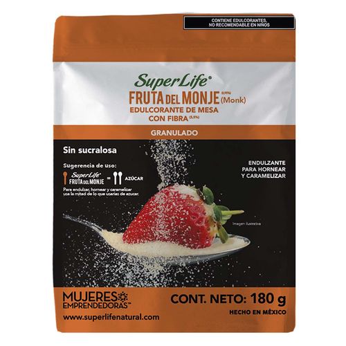 Endulzante Super Life Fruta del Monje granulado 180g