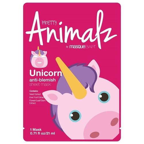 Mascarilla Facial en Tela Masque Bar Animalz Unicorn 21ml