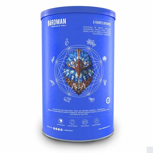 Proteína Vegetal Orgánica Birdman Falcon Protein Chocolate 1.17kg