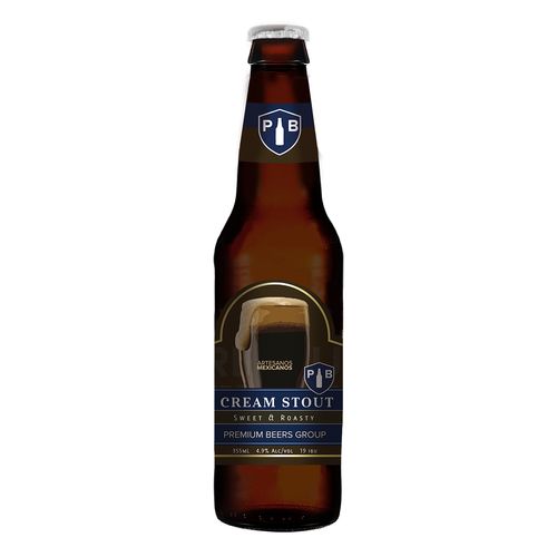Cerveza PBG Cream Stout 355ml