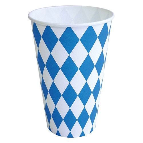 Vasos Desechables Motivo Bandera Bavaria 10 Piezas