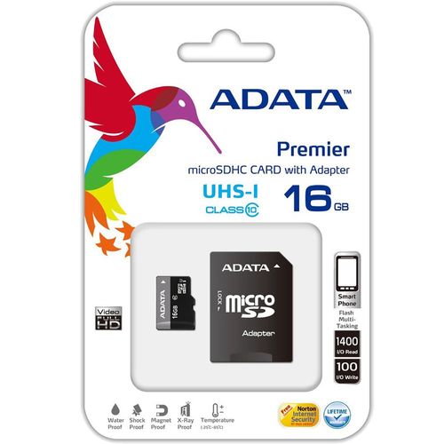 Memoria Micro SD Adata 16GB Clase 10