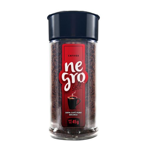 Café Soluble Cafiver Negro Regular 45g