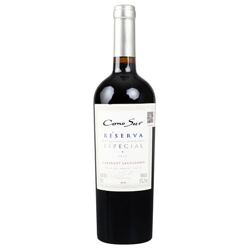Vino Tinto Chileno Cono Sur Reserva Cabernet Sauvignon de 750ml