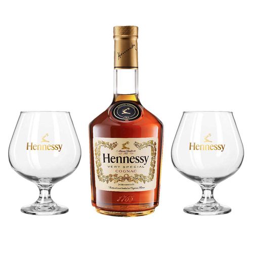 Cognac Hennessy Very Special 700 ml + 2 copas Paris