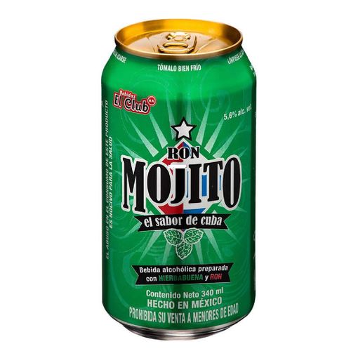 Bebida Mojito Ron con Hierbabuena 340ml
