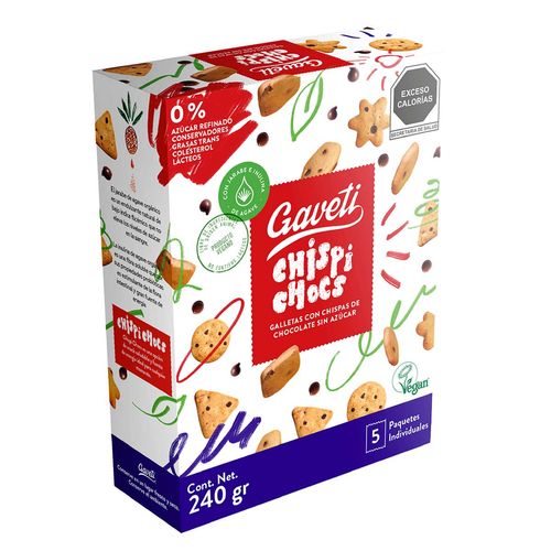 Galletas Saludables Gaveti Chispi Chocs 240 g