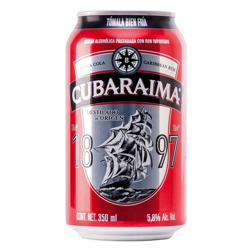 Bebida Preparada Cubaraima 350ml