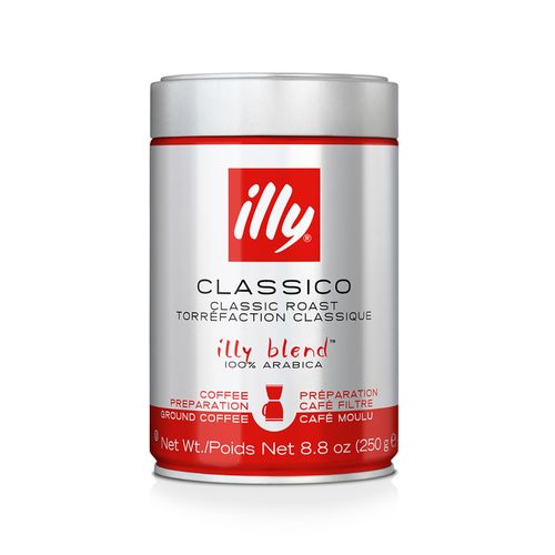 Café Illy Molido Filtro Americano Tueste Clásico 250g