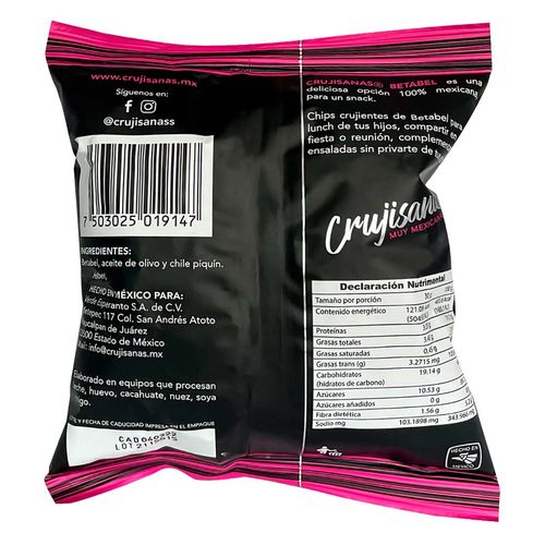 Snack Crujisanas Betabel Enchilado 30 g
