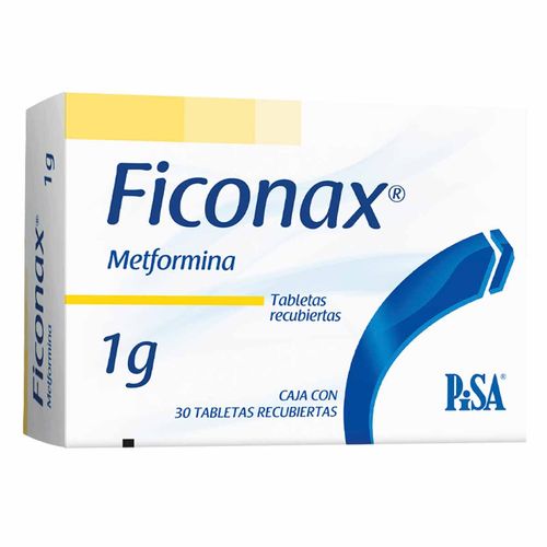 Tabletas Recubiertas Ficonax 1g Caja con 30 Tabletas