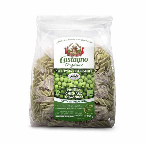 Sopa Castagno Fusilli de Chícharo Orgánico 250g