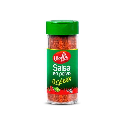 Salsa en Polvo Utopia Orgánico Frasco de Vidrio 85g