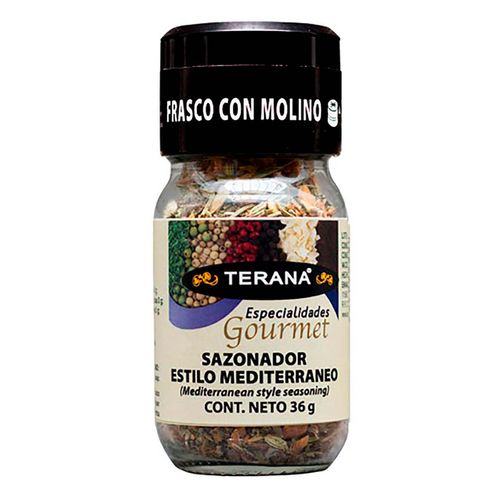 Sazonador Terana Gourmet Estilo Mediterráneo 36g
