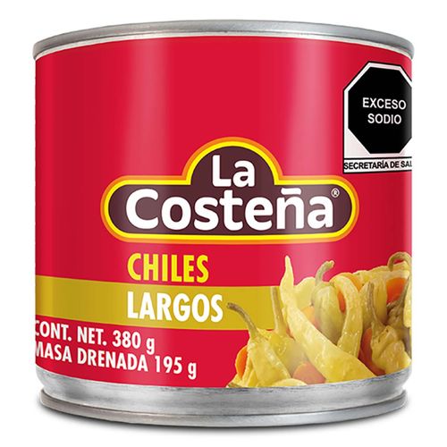 Chiles Largos La Costeña En Escabeche 380g
