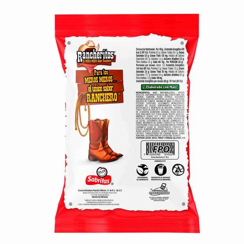 Botana Sabritas Rancheritos Jr. Line 50