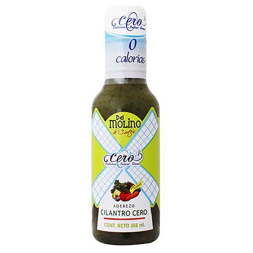 Aderezo Del Molino Cero Calorías Cilantro 365ml