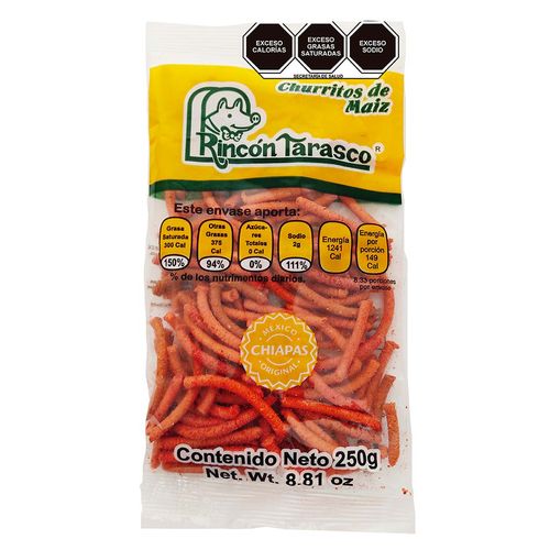 Churritos Rincón Tarasco Maiz 250g
