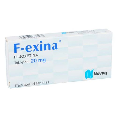 Tabletas Genéricas Fluoxetina 20mg Caja con 14 Tabletas