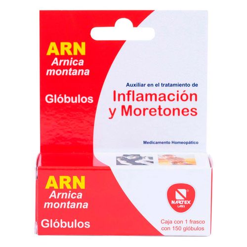 Glóbulos ARN Árnica Frasco con 150 Unidades