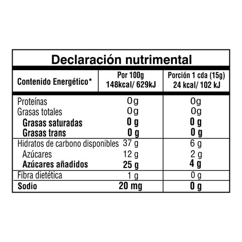 Mermelada de Arándano con Jarabe de Agave Agave Orgánico Sweet de 285g
