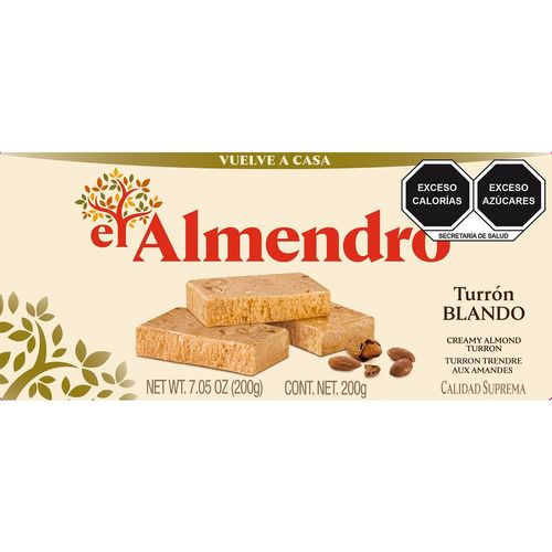 Turrón Blando El Almendro  Suprema 200 g