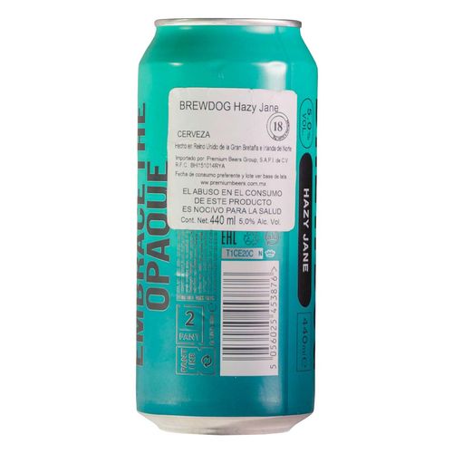Cerveza Brewdog Hazy Jane Lata De 440ml