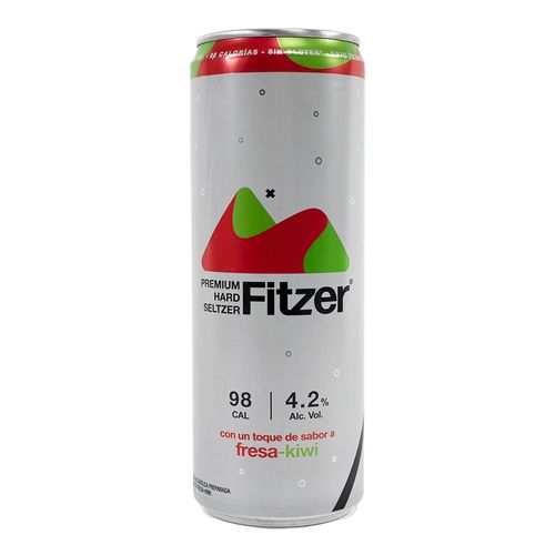 Bebida Hard Seltzer Fitzer Fresa Kiwi 355ml