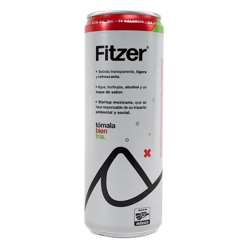 Bebida Hard Seltzer Fitzer Fresa Kiwi 355ml