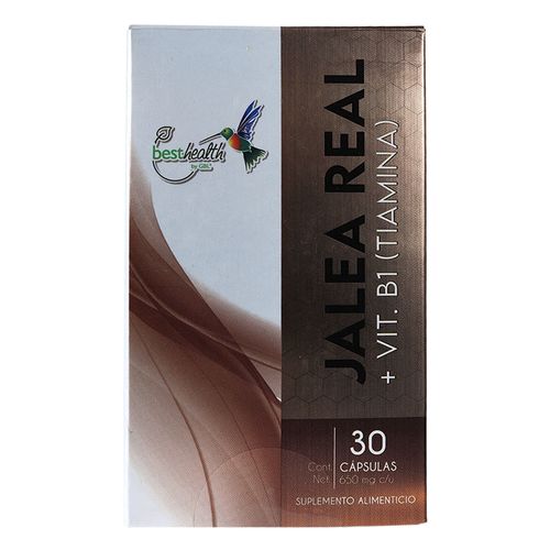 Suplemento Alimenticio Best Health Jalea Real 650mg 30 Cápsulas