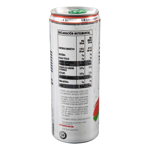 Cooler White Sandía 355ml