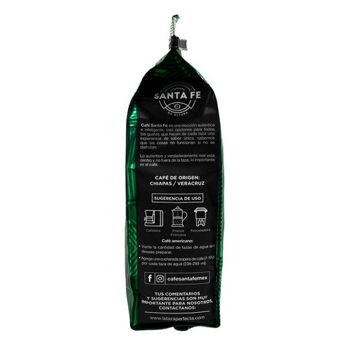 Café Santa Fé Molido Descafeinado 400g