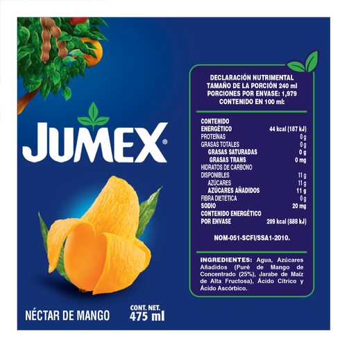 Néctar Jumex Mango 475ml